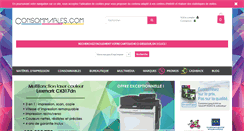 Desktop Screenshot of consommables.com